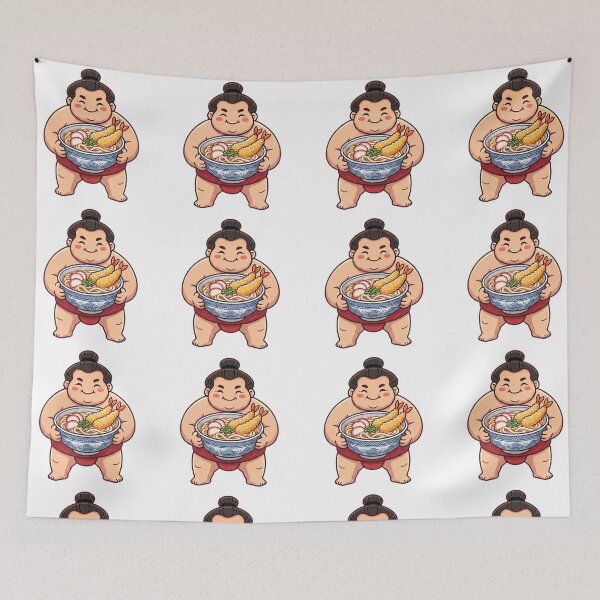 Item preview, Simple and Cute Sumo Logo - Udon designed and sold by Studio-MiMi.