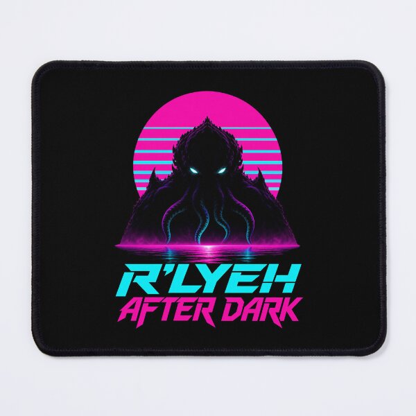 Item preview, Lovecraft R'lyeh After Dark – Neon Cthulhu designed and sold by Fenay Designs.