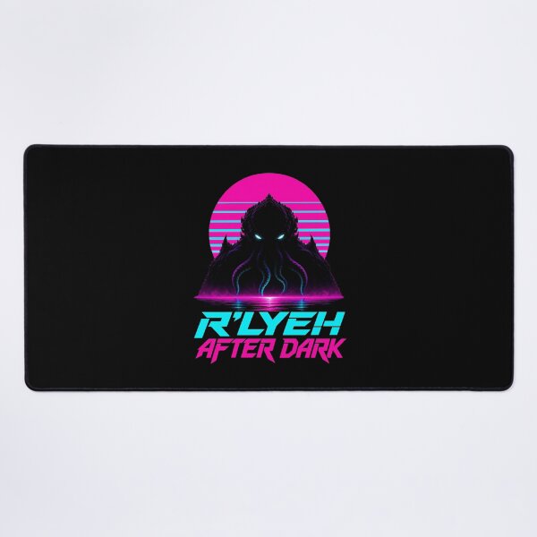 Item preview, Lovecraft R'lyeh After Dark – Neon Cthulhu designed and sold by Fenay Designs.