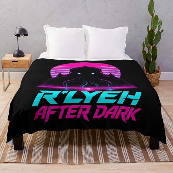Item preview, Lovecraft R'lyeh After Dark – Neon Cthulhu designed and sold by Fenay Designs.