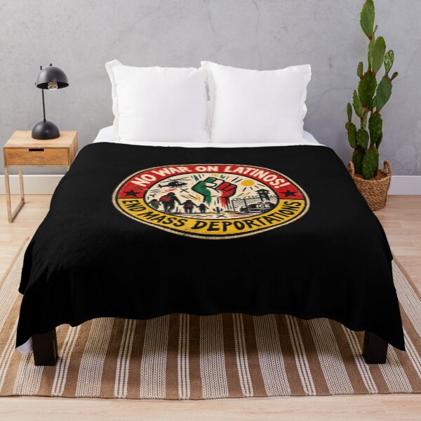 Item preview, No War on Latinos! End Mass Deportations designed and sold by DIRTYDUNNZ.