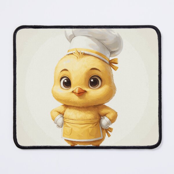Item preview, Cute Yellow Chick Chef Kawaii Character designed and sold by DarianWexler.