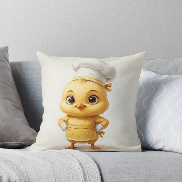 Item preview, Cute Yellow Chick Chef Kawaii Character designed and sold by DarianWexler.