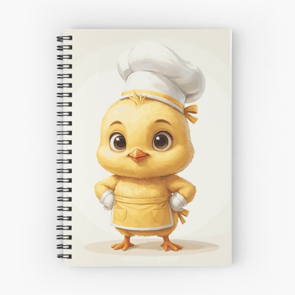 Item preview, Cute Yellow Chick Chef Kawaii Character designed and sold by DarianWexler.