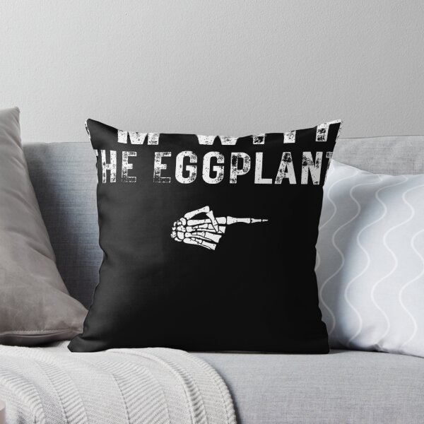 Item preview, I'm With The EGGPLANT Matching Couple Halloween designed and sold by mdmahabubur.