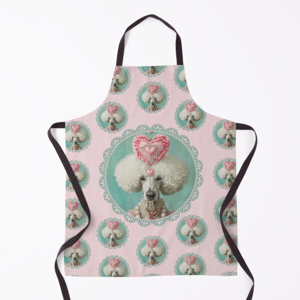 Item preview, Renaissance Poodle Portrait Seamless Pattern designed and sold by Soft Oddity.