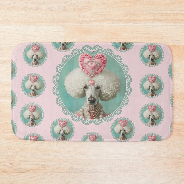 Item preview, Renaissance Poodle Portrait Seamless Pattern  designed and sold by Soft Oddity.