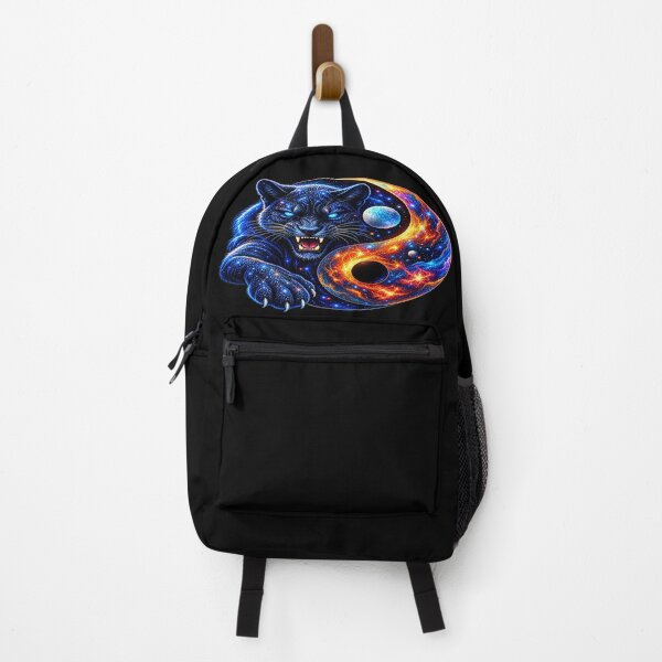 Item preview, Cosmic Yin Yang Panther – Celestial Balance designed and sold by TroviTutto.