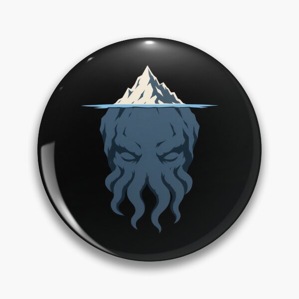 Item preview, Lovecraft Iceberg – Cthulhu Beneath the Surface designed and sold by Fenay Designs.