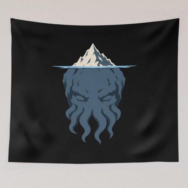 Item preview, Lovecraft Iceberg – Cthulhu Beneath the Surface designed and sold by Fenay Designs.