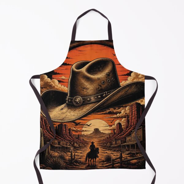 Item preview, ild West Cowboy Hat - Vintage Western Saloon Art designed and sold by AgnesB77.