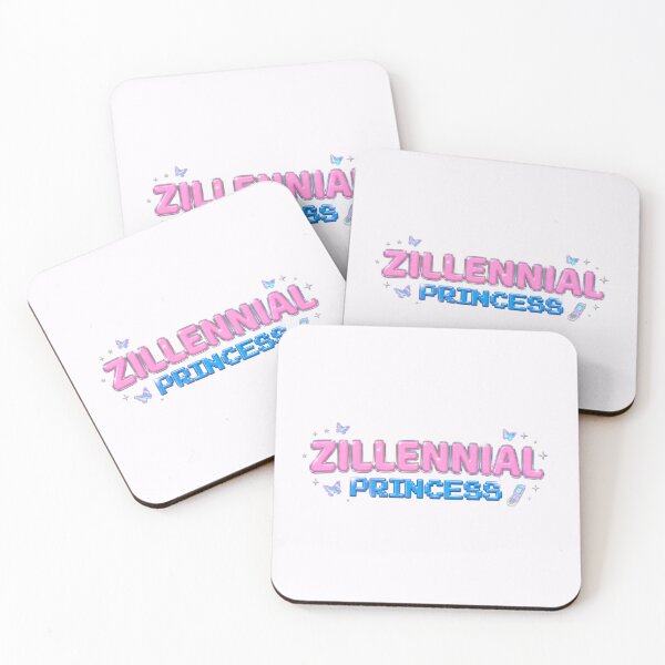 Item preview, zillennial princess retro vintage pink blue rainbow designed and sold by sadieillust.