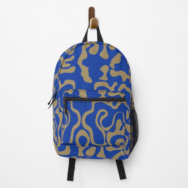 Item preview, True Blue and Gold Squiggle designed and sold by GreyMoonForest.