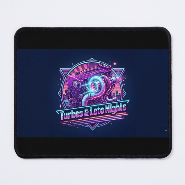 Item preview, Turbos & Late Nights Vintage Neon Garage designed and sold by eihabo.