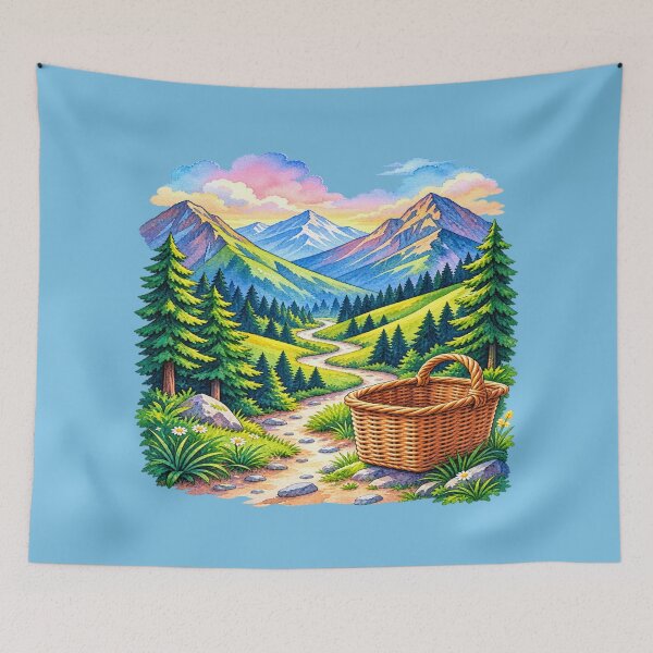 Item preview, Mountain Picnic Adventure designed and sold by Hari Arts.