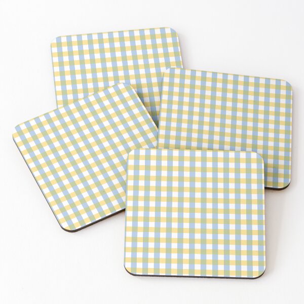 Item preview, Yellow and Blue Gingham Pattern  designed and sold by Subject to Design.