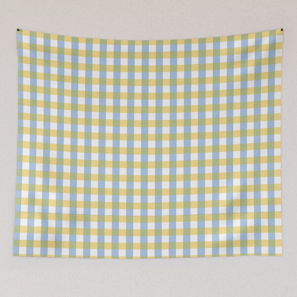 Item preview, Yellow and Blue Gingham Pattern  designed and sold by Subject to Design.