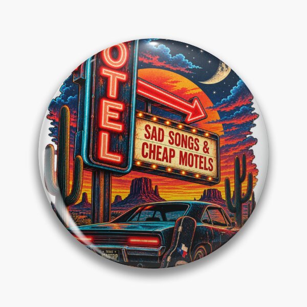 Item preview, Sad Songs and Cheap Motels designed and sold by MagicEagleStore.