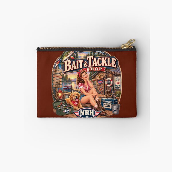Item preview, Retro Vintage Fishing Bait and Tackle Shop designed and sold by Normandy Road Heritage.