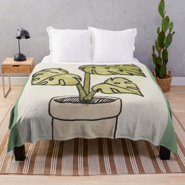 Item preview, Watercolour monstera designed and sold by Phoebew03.