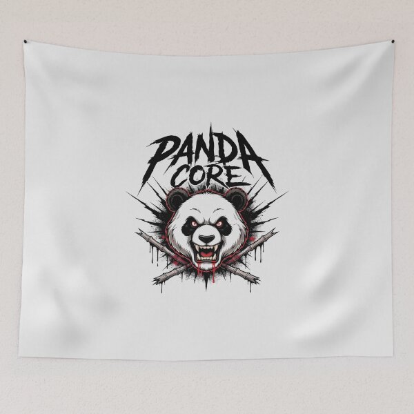 Item preview, Panda Core Aggressive Metal Panda Bamboo Graphic designed and sold by Enea Kelo.