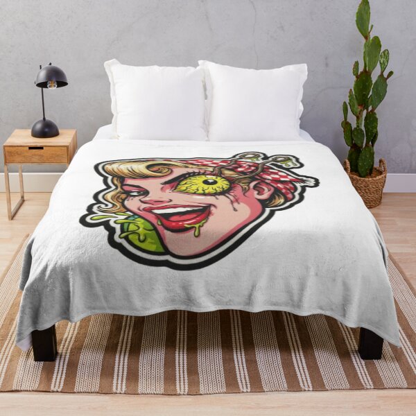 Item preview, Vintage Pinup Eyeball Horror Monster Girl designed and sold by smartlogo_factory.
