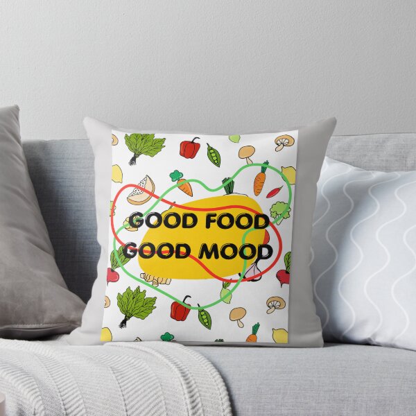 Item preview, Good Food Good Mood, colorful design designed and sold by By The Moon.