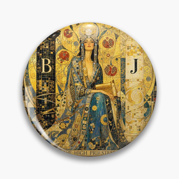 Item preview, The High Priestess, The Veiled Oracle | Stoneflower-Art designed and sold by Stoneflower-Art.