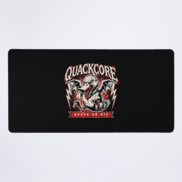 Item preview, Quackcore Quack Or Die Monstrous Duck Metal Artwork designed and sold by Enea Kelo.