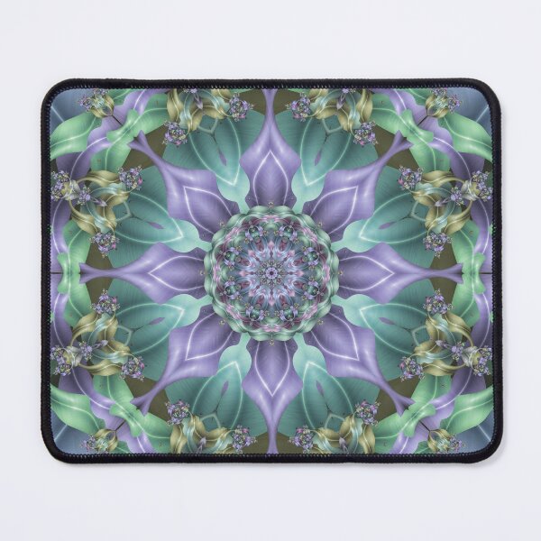 Item preview, Ribbon Mandala in Blue and Purple designed and sold by Kelly Dietrich Mandala & Fractal Art.