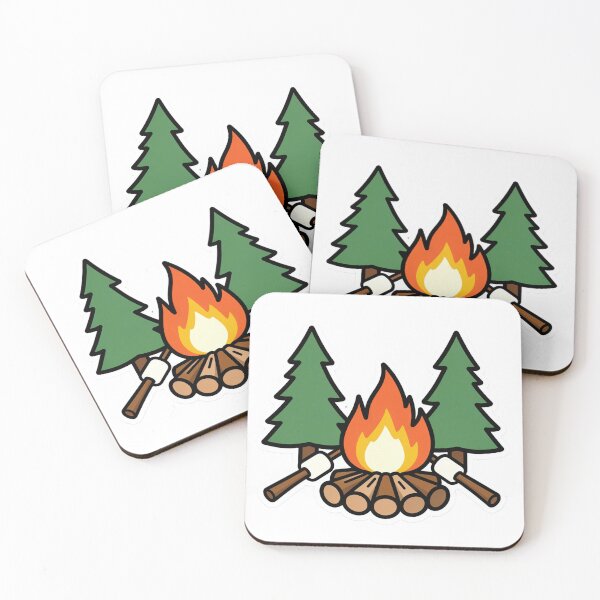 Item preview, Cozy Campfire Adventure Vector Sticker designed and sold by mrshadow113.