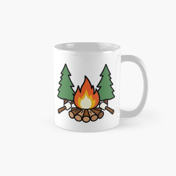 Item preview, Cozy Campfire Adventure Vector Sticker designed and sold by mrshadow113.
