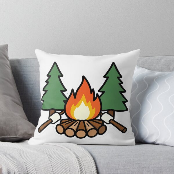 Item preview, Cozy Campfire Adventure Vector Sticker designed and sold by mrshadow113.