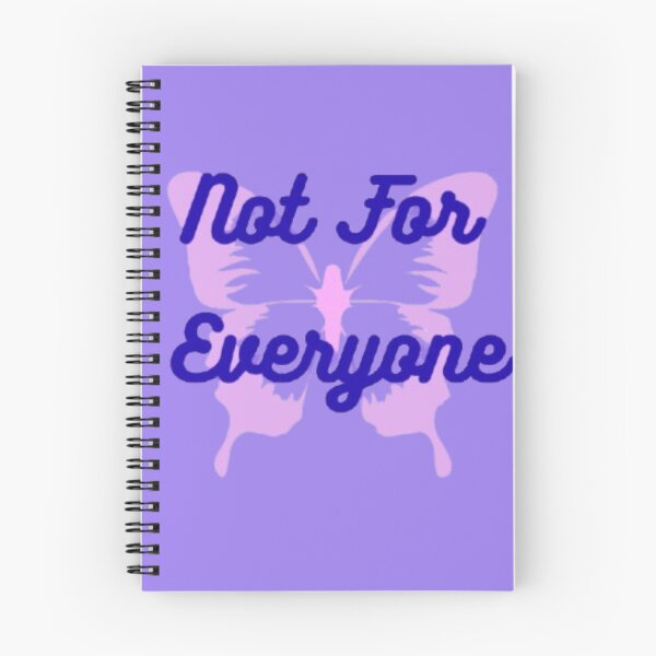 Item preview, Not For Everyone Butterfly Illustration – Purple Pink Aesthetic Design designed and sold by EdgeSphere.