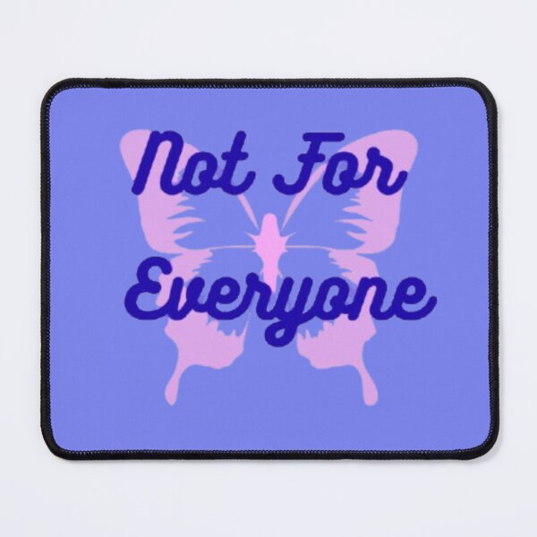 Item preview, Not For Everyone Butterfly Illustration – Purple Pink Aesthetic Design designed and sold by EdgeSphere.