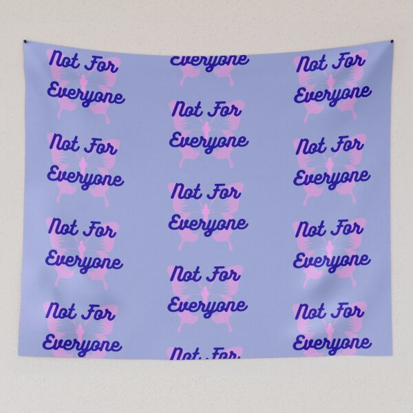 Item preview, Not For Everyone Butterfly Illustration – Purple Pink Aesthetic Design designed and sold by EdgeSphere.