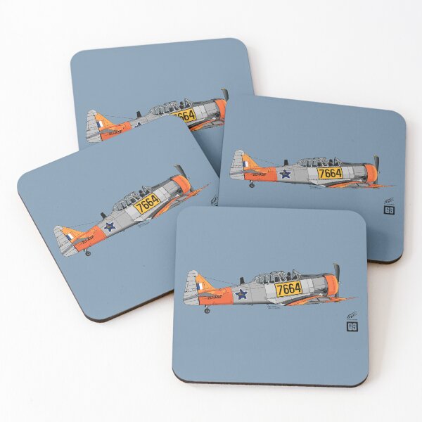 Item preview, Harvard 7664 Exclusive Aviation Art Illustartion designed and sold by GeraldSmithArt.