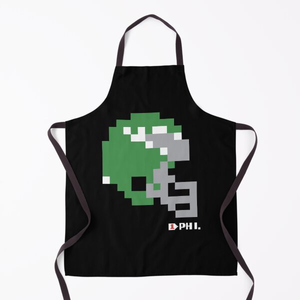 Item preview, Eagles Kelly Green Throwback Tecmo Bowl Helmet designed and sold by TecmoBowlSports.