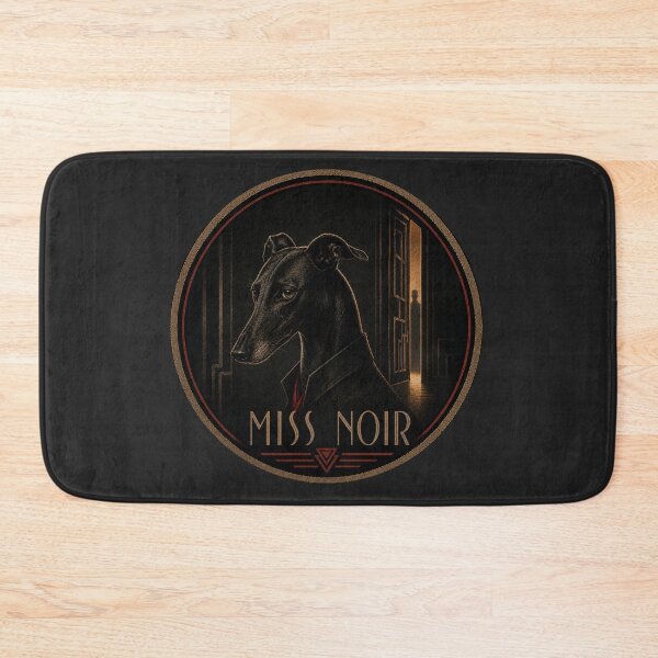 Artikelvorschau, Miss Noir | Vintage Noir Greyhound Art Deco Hund entworfen und verkauft von FireWildChild.