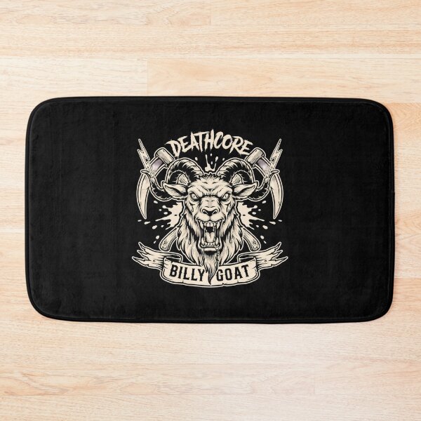 Item preview, Deathcore Billy Goat Horned Satanic Metal Mascot designed and sold by Enea Kelo.