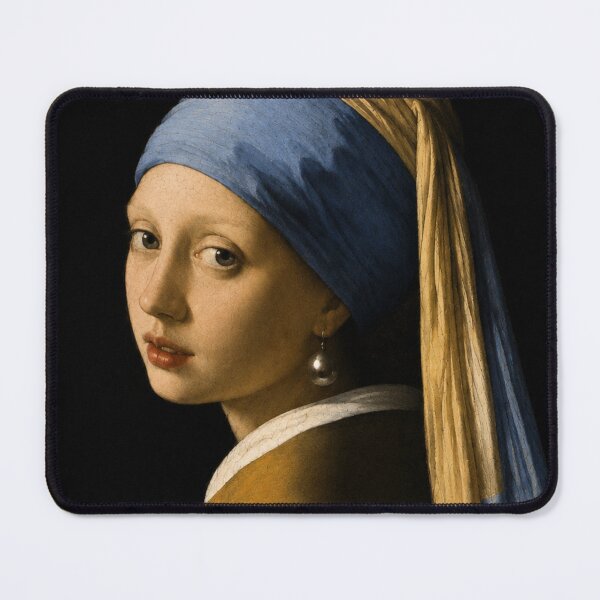 Item preview, Not Impressed Since 1665 – Funny Girl with a Pearl Earring Vintage Museum Art T-Shirt designed and sold by SaraSumi.
