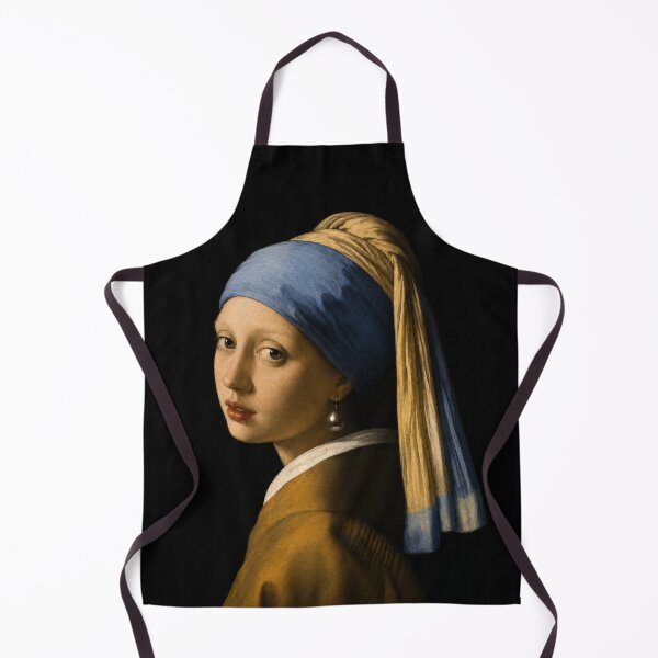 Item preview, Not Impressed Since 1665 – Funny Girl with a Pearl Earring Vintage Museum Art T-Shirt designed and sold by SaraSumi.