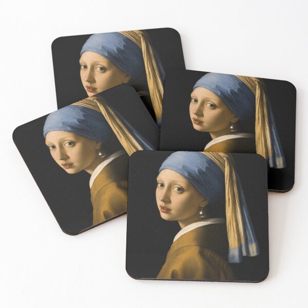 Item preview, Not Impressed Since 1665 – Funny Girl with a Pearl Earring Vintage Museum Art T-Shirt designed and sold by SaraSumi.