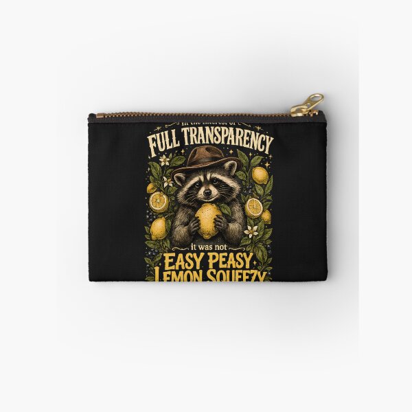 Item preview, Funny Raccoon Shirt Sarcastic Lemon Tee In Full Transparency It Was Not Easy Peasy Lemon Squeezy Shirt Unisex Graphic Top designed and sold by greatmar1.