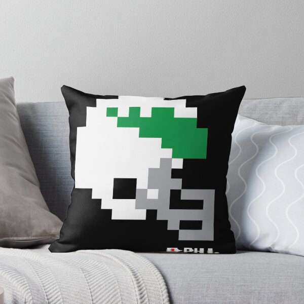 Item preview, Eagles Retro White Throwback Tecmo Bowl Helmet designed and sold by TecmoBowlSports.