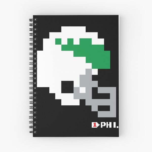Item preview, Eagles Retro White Throwback Tecmo Bowl Helmet designed and sold by TecmoBowlSports.
