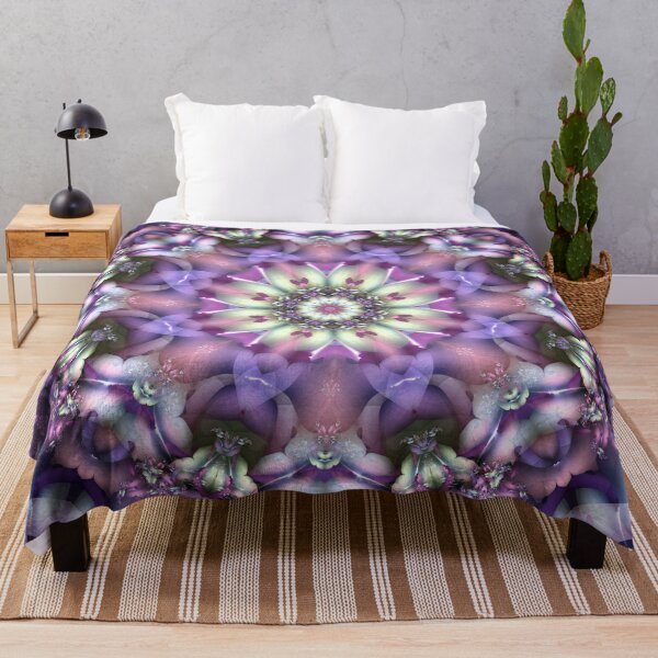 Item preview, Lilac Mandala designed and sold by Kelly Dietrich Mandala & Fractal Art.