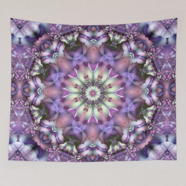 Item preview, Lilac Mandala designed and sold by Kelly Dietrich Mandala & Fractal Art.