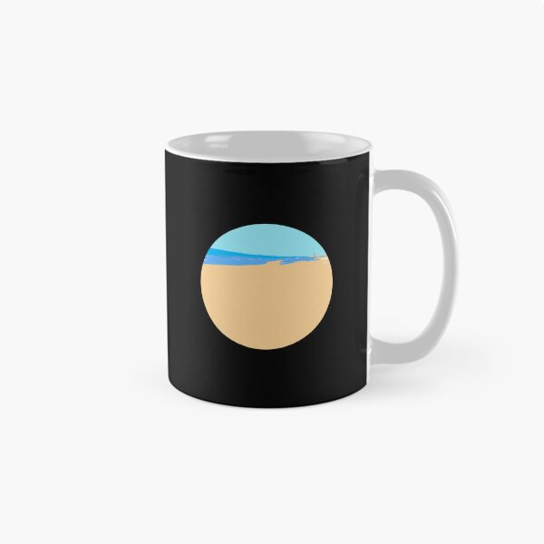 Item preview, Minimalist Flat Vector Beach Circular Emblem Serene Coastline Art designed and sold by artistomake.