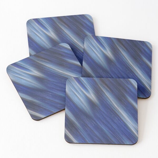 Item preview, Abstract Blue Silver Brushstroke Texture designed and sold by Sybille-Yates.